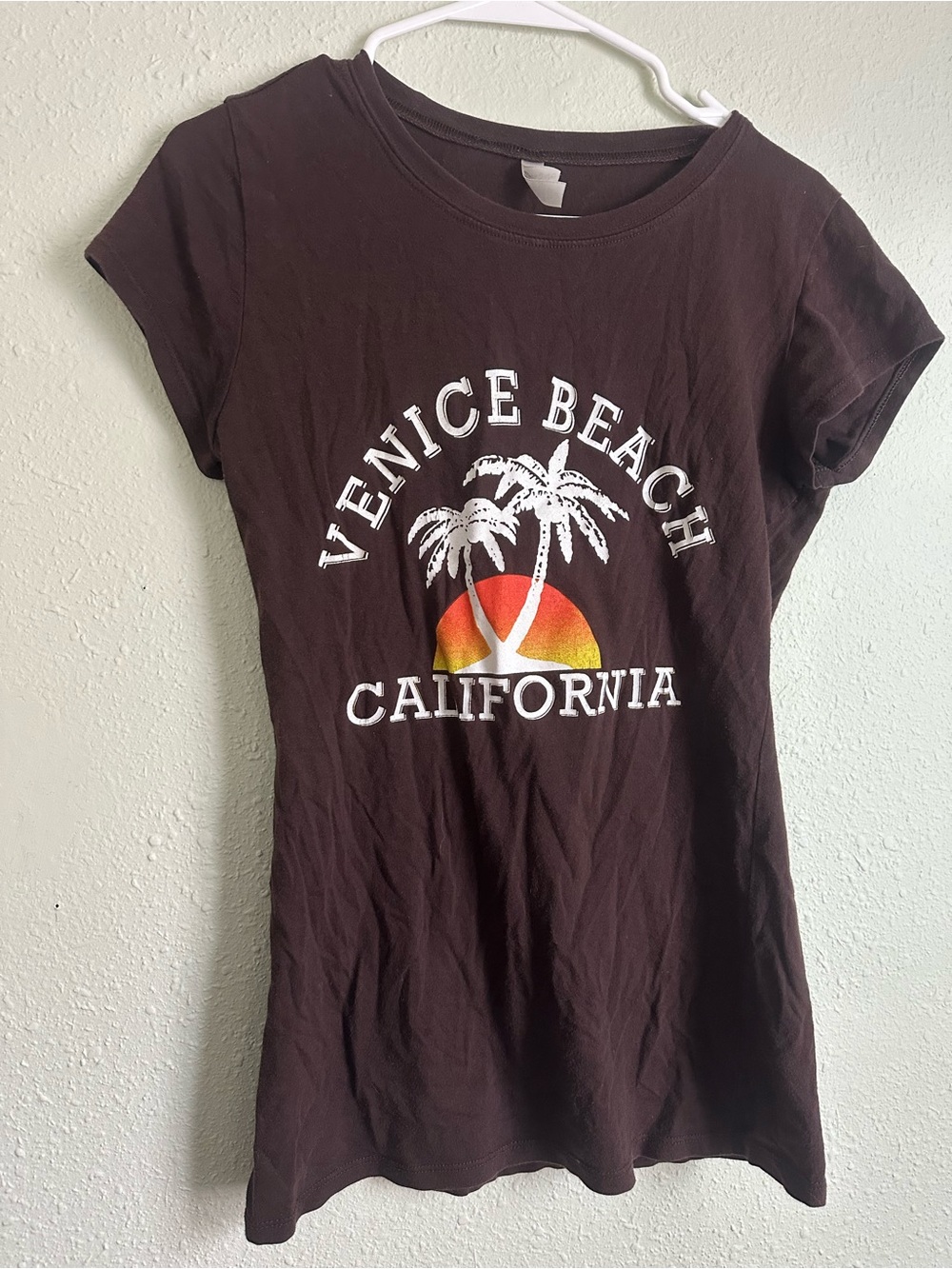 Venice Beach California Graphic Tee - Black